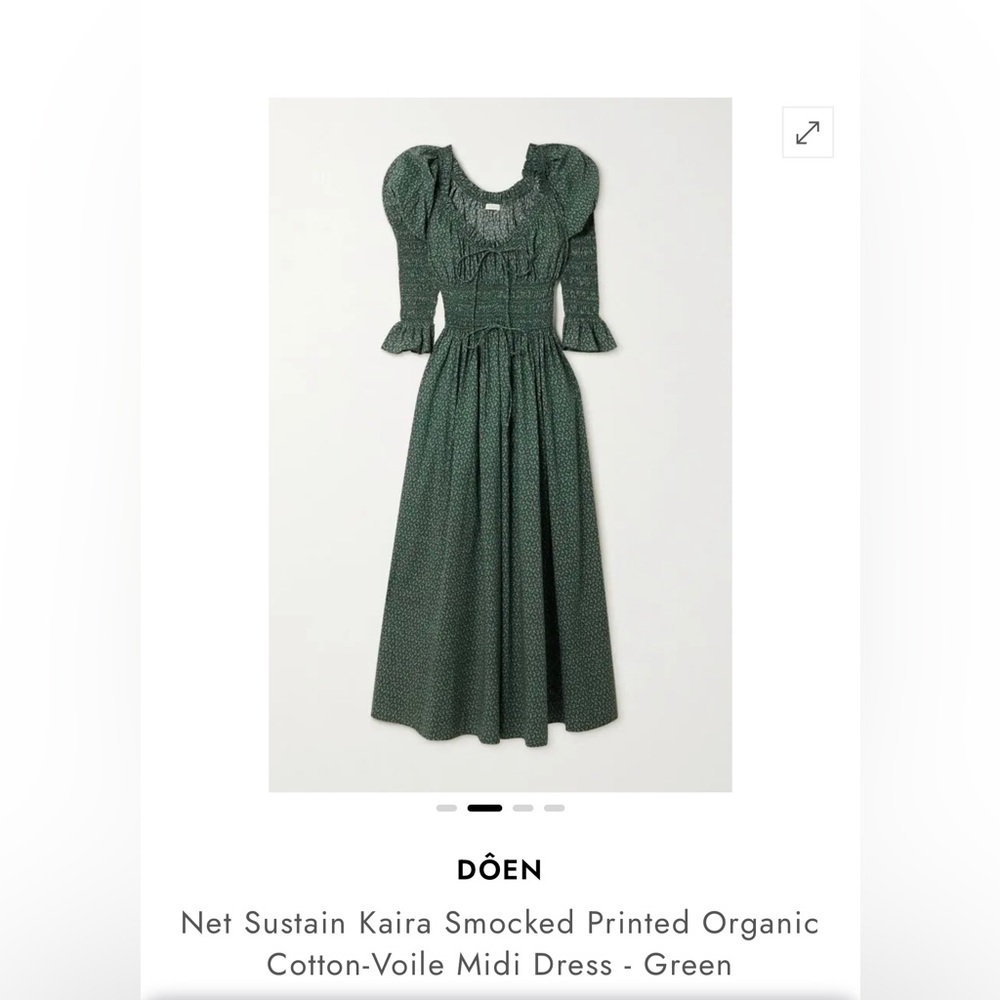 Doen Kaira smocked dress xxs